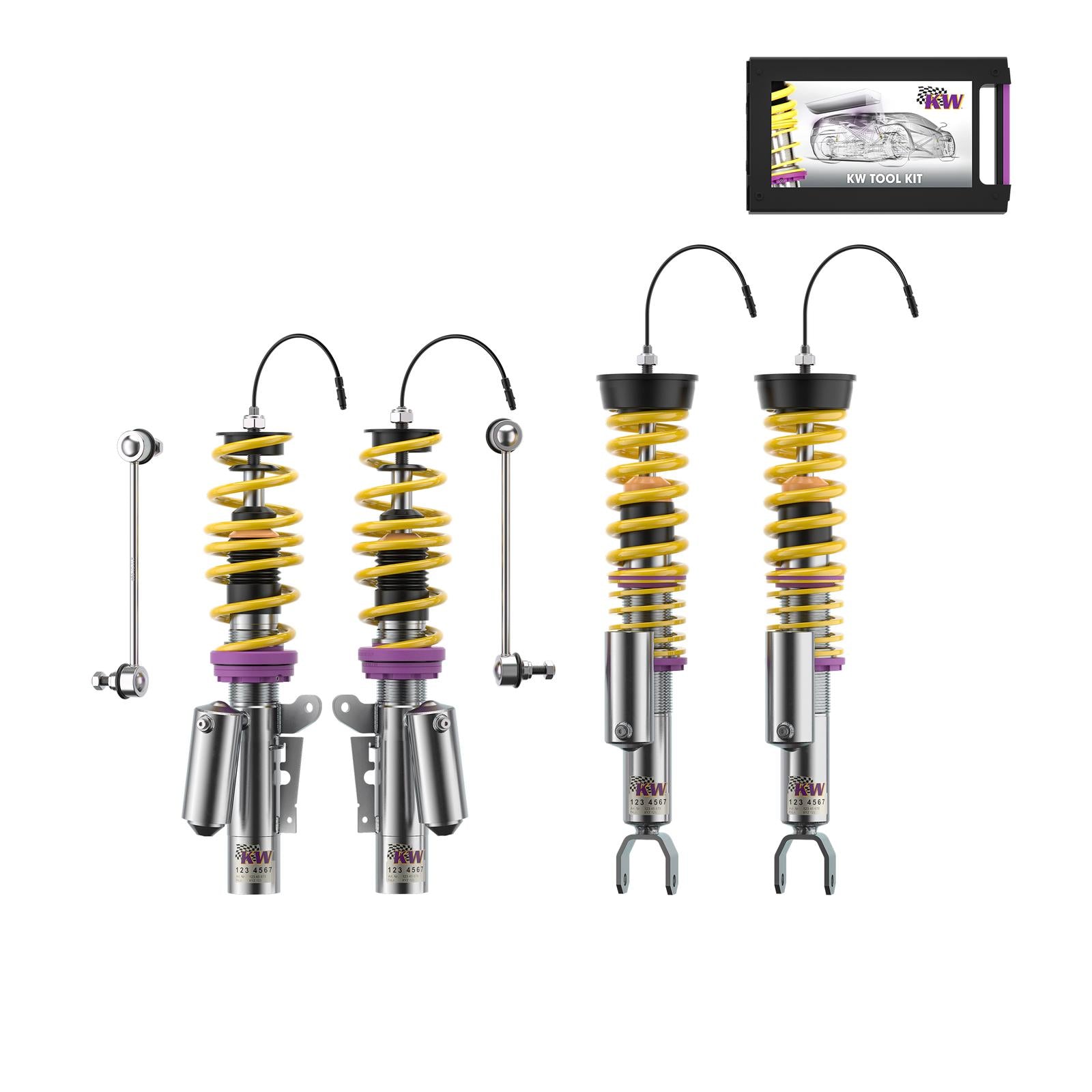 KW DDC - Plug & Play Gewindefahrwerk inox für Porsche 911