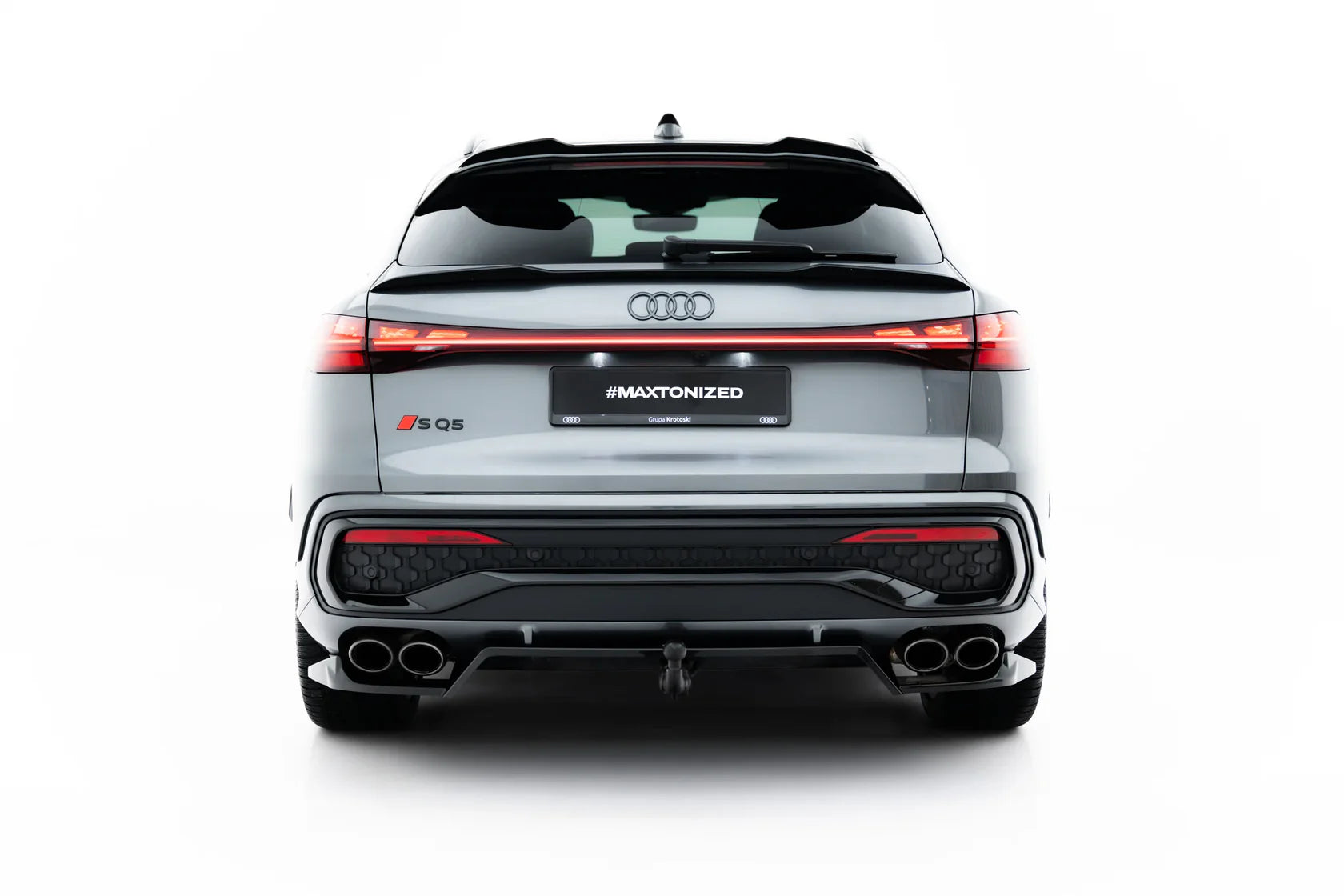 Zentraler Hinterer Splitter für Audi SQ5 Sportback / SUV Mk3 von Maxton Design