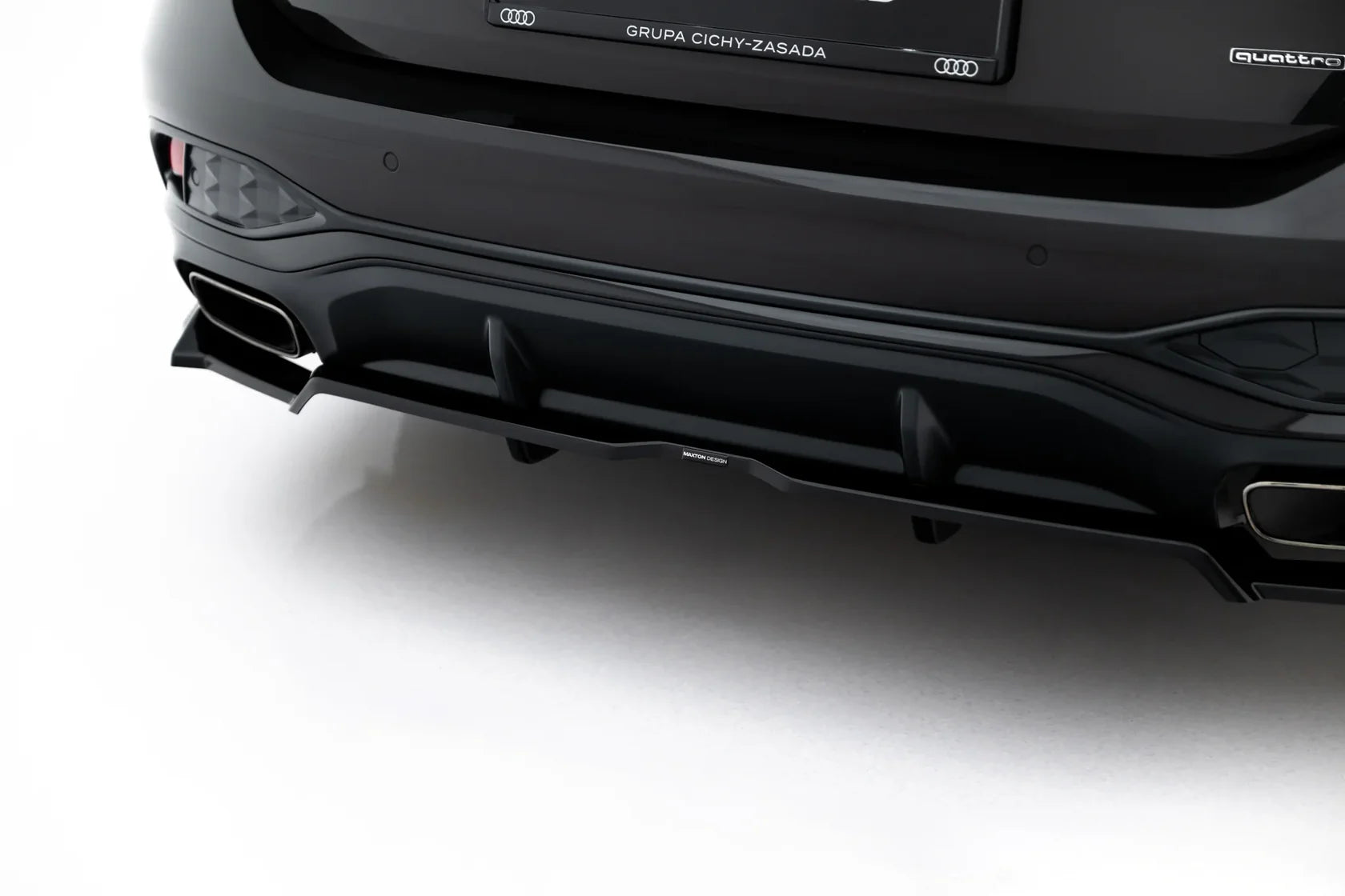 Zentraler Hinterer Splitter V.3 für Audi A6 S-Line Diesel C9 von Maxton Design