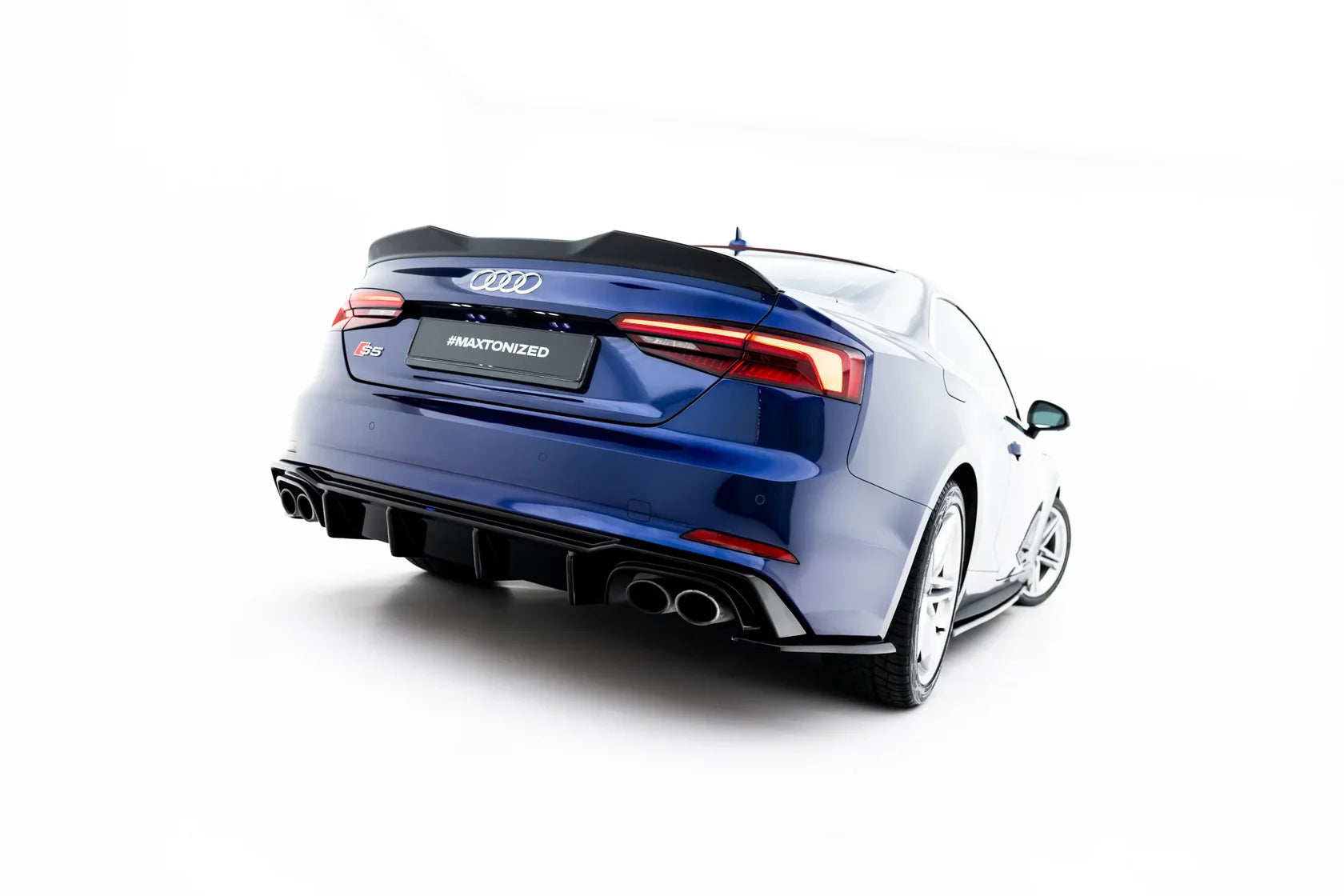 Maxton Design Seitliche Heck Diffusor Erweiterung V.2 für Audi S5 Coupe F5
