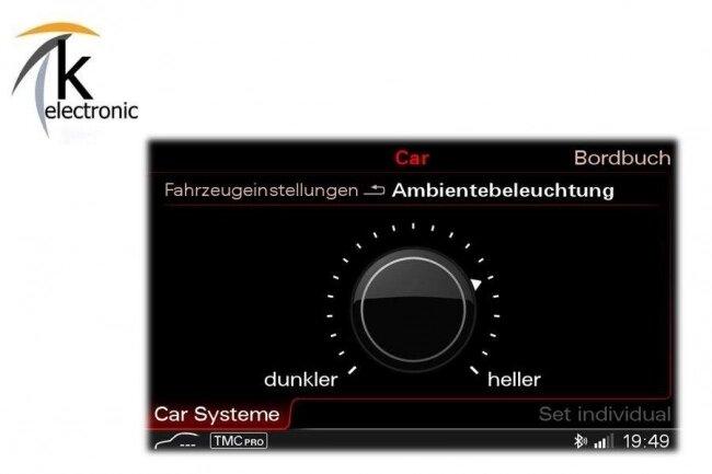 Audi A1 8X LED Fußraumbeleuchtung hinten Nachrüstpaket