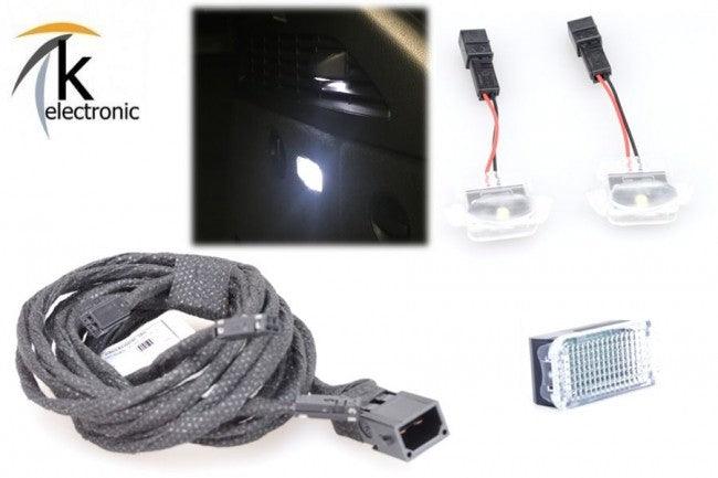Audi A3 8V 3-türer Kofferraumbeleuchtung Halogen auf 3x LED Nachrüstpaket