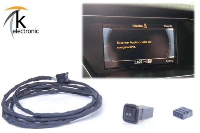 Audi A5 8T 8F AUX-IN Anschluss Nachrüstpaket MMI3G/3G+