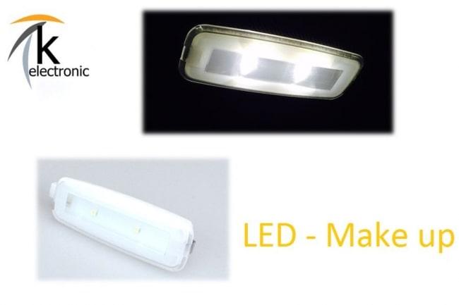 Audi A5 8T 8F LED Make Up Spiegel Umbaupaket
