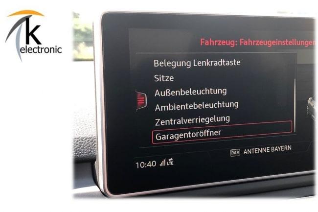 Audi A5 F5 B9 HomeLink Garagentoröffner Nachrüstpaket