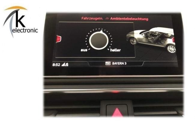 Audi A5 F5 B9 LED Fußraumbeleuchtung vorne Nachrüstpaket