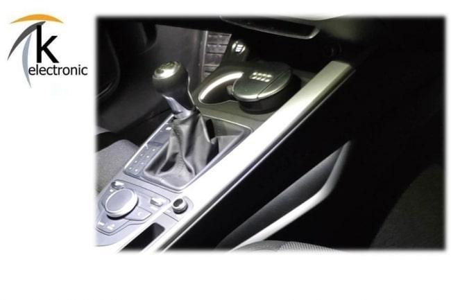 Audi A5 F5 B9 LED Getränkehalter Cupholder Mittelkonsole Nachrüstpaket