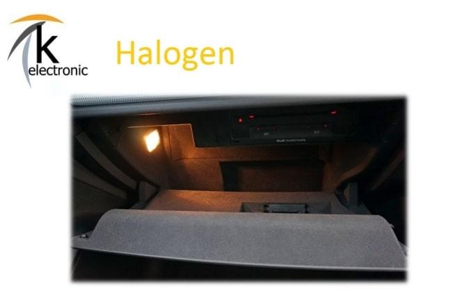 Audi A6 4G C7 Handschuhfachbeleuchtung Halogen auf LED Nachrüstpaket
