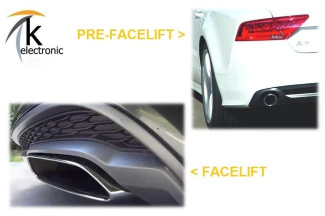 Audi A7 4G active sound Abgasanlage Soundgenerator Nachrüstpaket