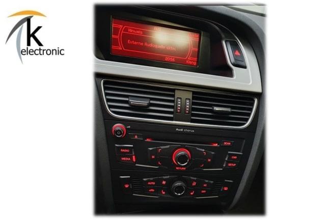 Audi Q5 8R AUX-IN Anschluss Nachrüstpaket Radio Concert Symphony Chorus