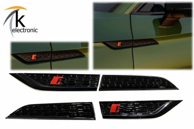 Audi RS5 F5 B9 Schriftzug Emblem schwarz Kotflügel