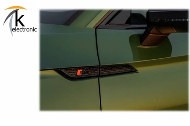 Audi RS5 F5 B9 Schriftzug Emblem schwarz Kotflügel