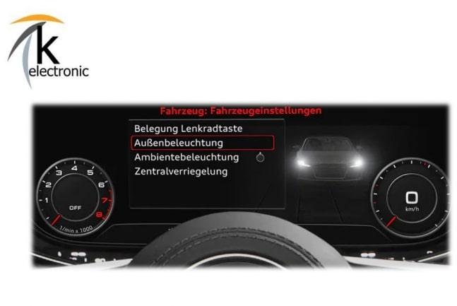 Audi TT 8S LED Fußraumbeleuchtung vorne Nachrüstpaket