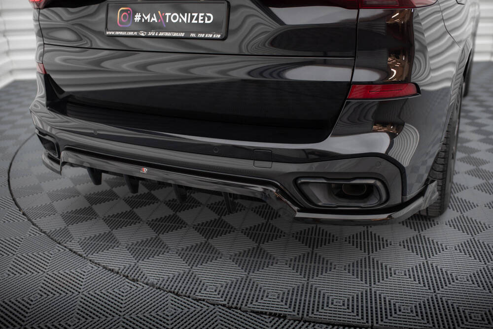 Zentraler Hinterer Splitter V.2 für BMW X5 G05 M-Paket von Maxton Design