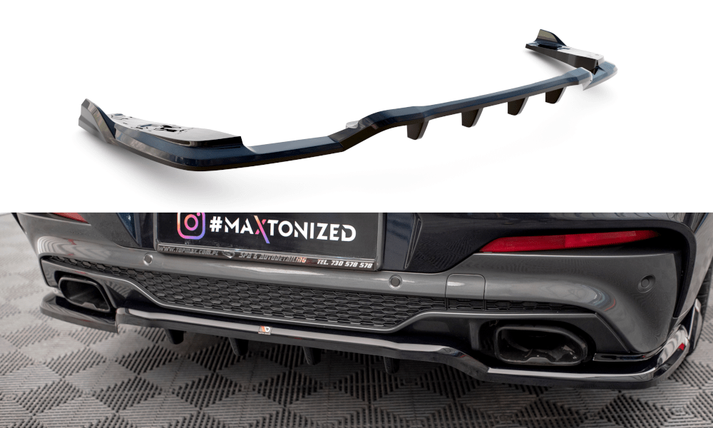 Zentraler Hinterer Splitter V.2 für BMW X4 G02 M-Paket von Maxton Design