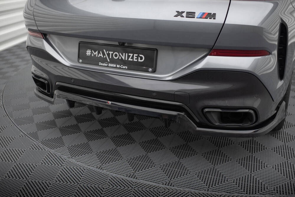 Zentraler Hinterer Splitter V.2 für BMW X6 M-Paket G06 Facelift von Maxton Design