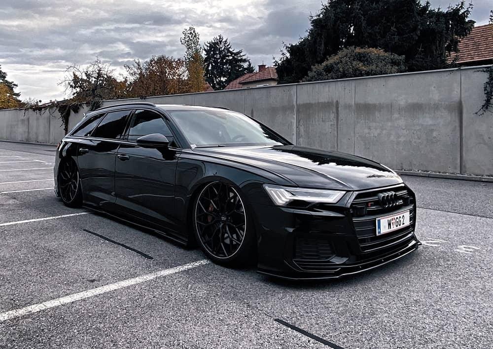 Front Diffusor / Front Splitter / Cup Schwert / Frontansatz V.2 für Audi A6 S-Line / S6 C8 von Maxton