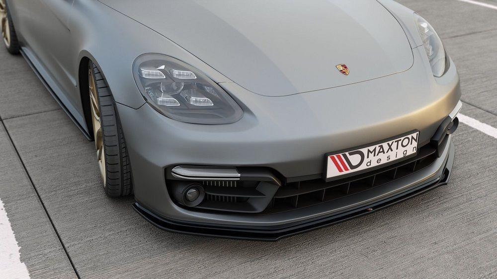Front Lippe/Front Splitter/Front přístup pro Porsche Panamera Turbo/GTS 971 od Maxton Design