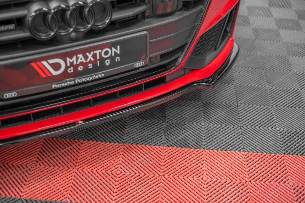 Etu Lippe/etujakaja/etulähestymistapa v.1 Audi A7 C8 S-Linelle Maxton Design -sovelluksesta