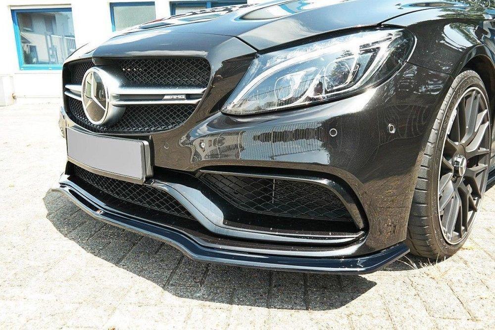 Labbro anteriore/splitter anteriore Maxton Design V.1 per Mercedes Classe C S205 63 AMG Modello T
