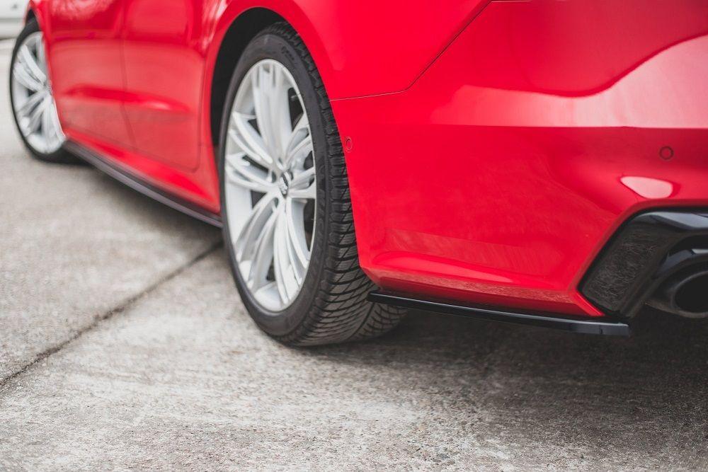 Lateral rear diffusor expansion for Audi A7 C8 S-Line from Maxton Design
