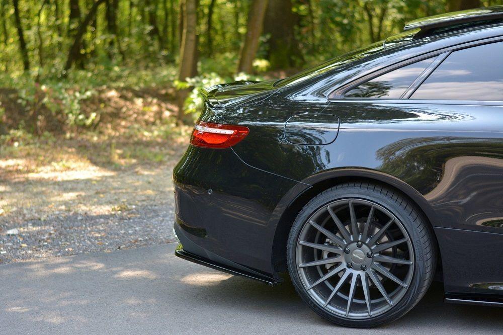 Maxton Design Seitliche Heck Diffusor Erweiterung für Mercedes Benz E-Klasse W213 Coupe (C238) AMG-Line
