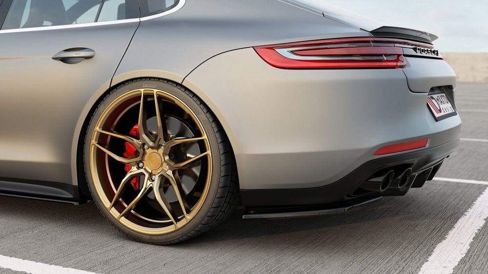 Maxton Design Seitliche Heck Diffusor Erweiterung Porsche Panamera Turbo / GTS 971