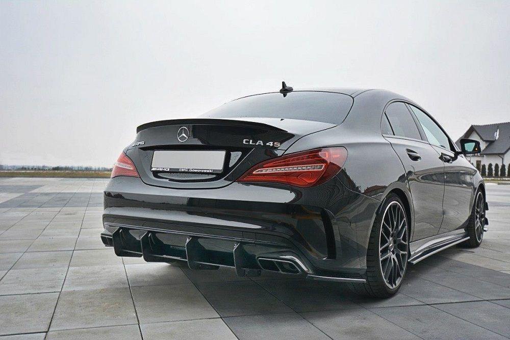 Maxton Design Heck Diffusor Erweiterung für Mercedes CLA A45 AMG C117 Facelift