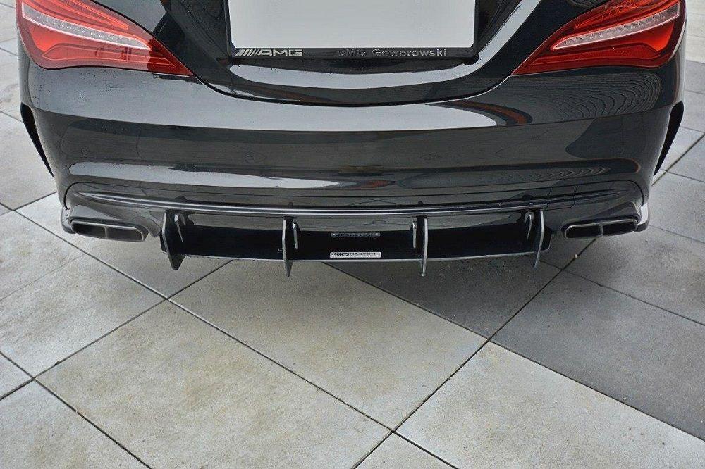 Maxton Design Heck Diffusor Erweiterung für Mercedes CLA A45 AMG C117 Facelift