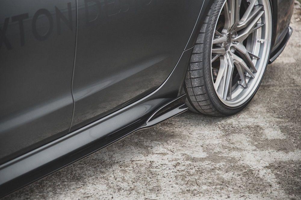 Seitenschweller Erweiterung für Audi S6 / A6 S-Line C7 FL von Maxton Design