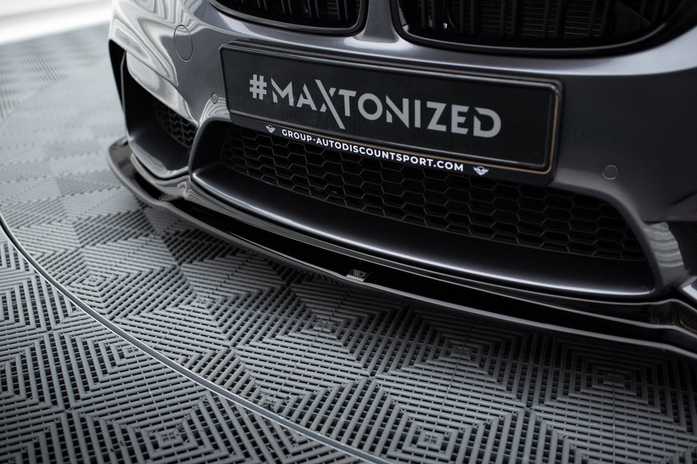 Frontlippe / Frontsplitter / Frontansatz V.1 für BMW M3 F80 von Maxton Design