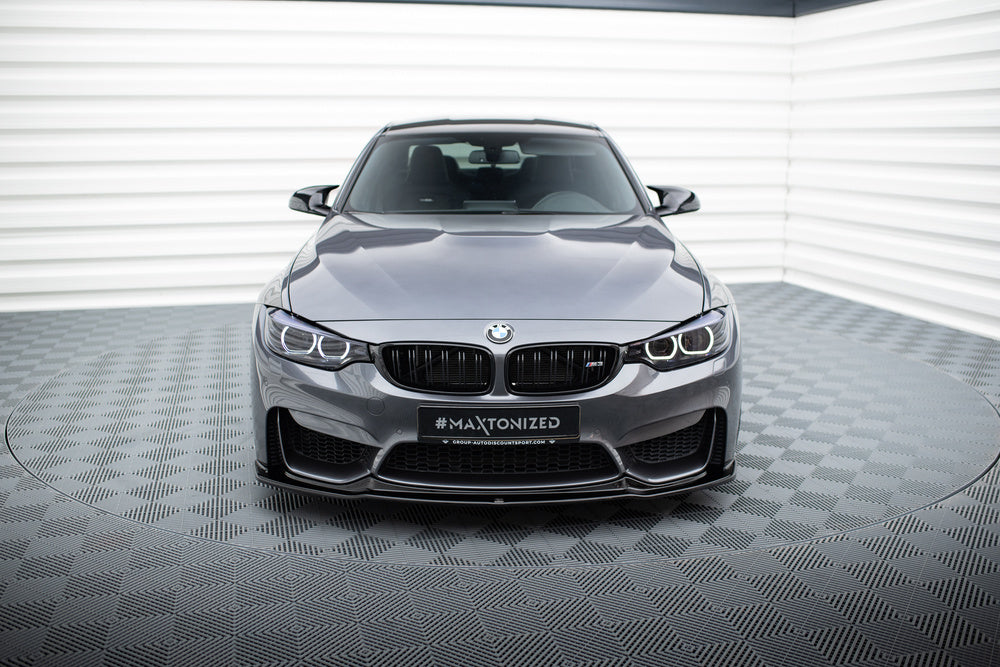 Frontlippe / Frontsplitter / Frontansatz V.1 für BMW M3 F80 von Maxton Design