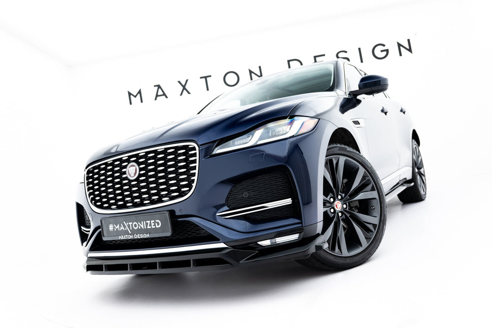 Frontlippe / Frontsplitter / Frontansatz für Jaguar F-Pace R-Sport Mk1 Facelift von Maxton Design
