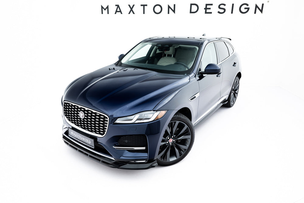 Frontlippe / Frontsplitter / Frontansatz für Jaguar F-Pace R-Sport Mk1 Facelift von Maxton Design