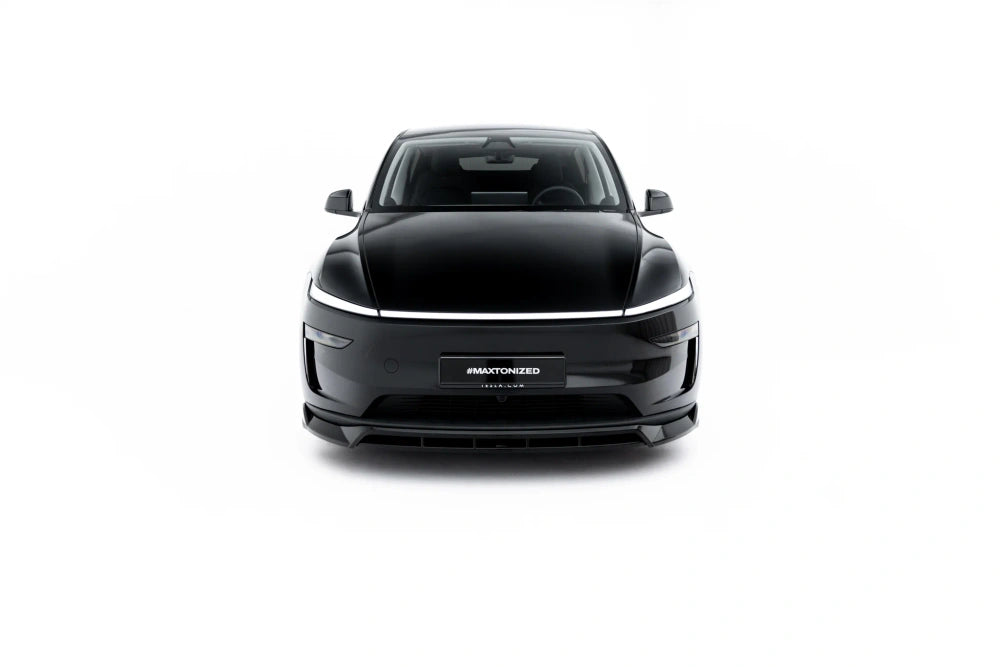 Frontlippe / Frontsplitter / Frontansatz für Tesla Model Y Mk1 Facelift von Maxton Design