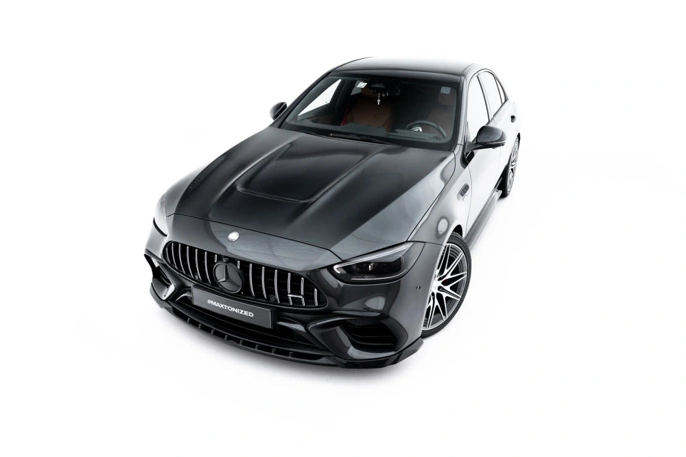 Frontlippe / Frontsplitter / Frontansatz V.1 für Mercedes-AMG C63 Limousine / T-Modell W206 / S206 von Maxton Design