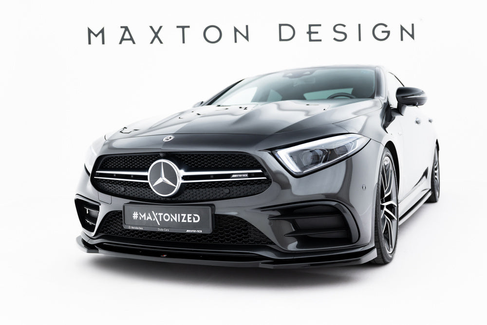 Frontlippe / Frontsplitter / Frontansatz V.1 für Mercedes CLS 53 AMG C257 von Maxton Design