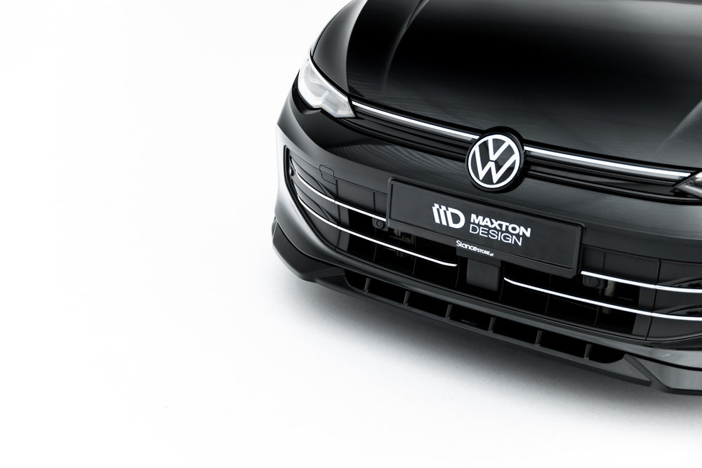 Frontlippe / Frontsplitter / Frontansatz V.1 für Golf Mk8 Facelift von Maxton Design