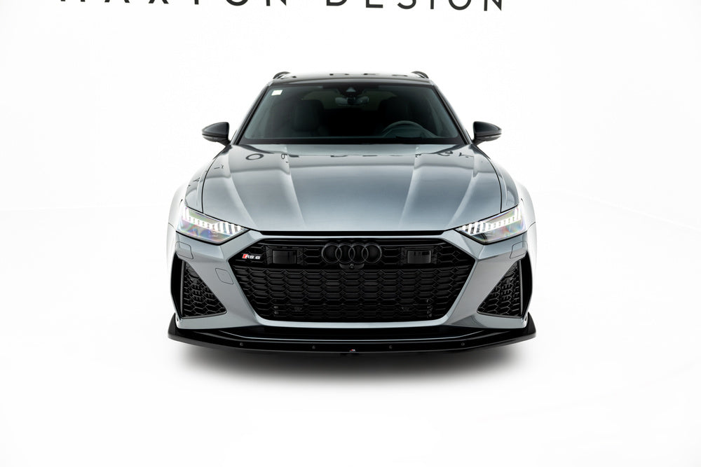 Frontlippe / Frontsplitter / Frontansatz V.2 für Audi RS6 C8 von Maxton Design