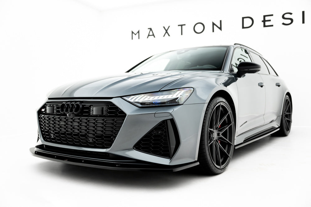 Frontlippe / Frontsplitter / Frontansatz V.2 für Audi RS6 C8 von Maxton Design