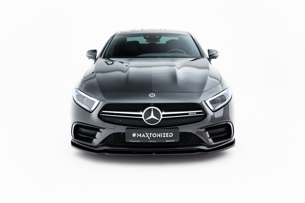 Frontlippe / Frontsplitter / Frontansatz V.2 für Mercedes CLS 53 AMG C257 von Maxton Design