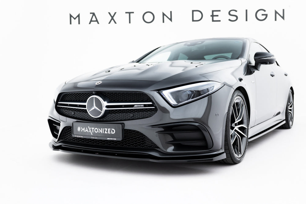 Frontlippe / Frontsplitter / Frontansatz V.2 für Mercedes CLS 53 AMG C257 von Maxton Design