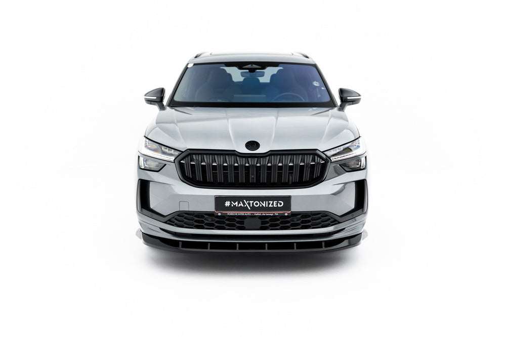 Frontlippe / Frontsplitter / Frontansatz V.2 für Skoda Kodiaq Sportline Mk2 von Maxton Design