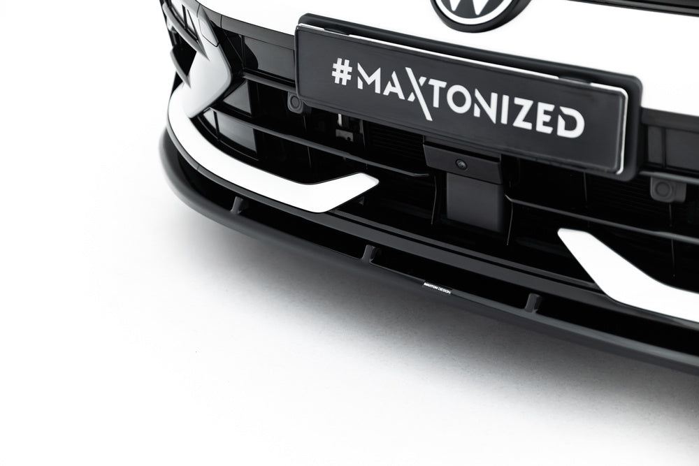 Frontlippe / Frontsplitter / Frontansatz V.2 für Golf R Variant Mk8 Facelift von Maxton Design