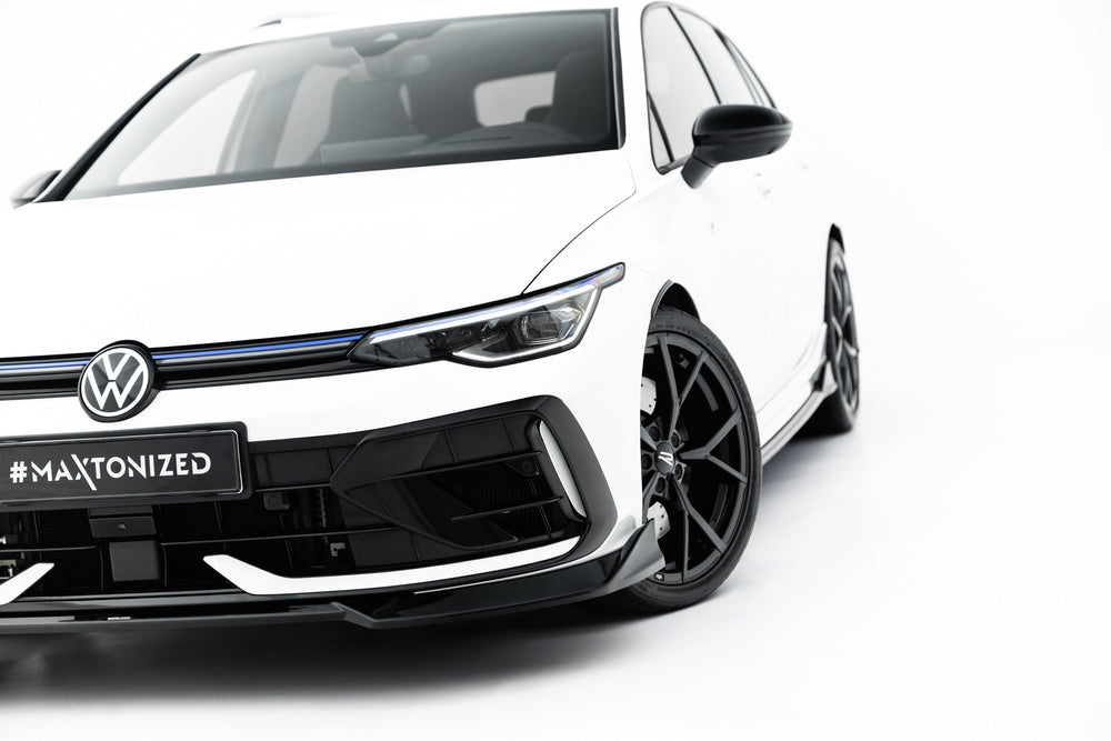 Frontlippe / Frontsplitter / Frontansatz V.4 für Golf R Variant Mk8 Facelift von Maxton Design