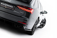 Przedłużenie tylnego dyfuzora Maxton Design do Audi A6 C8 bez S-Line