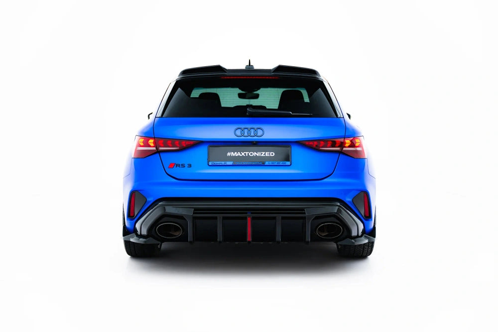 Seitliche Heck Diffusor Erweiterung V.2 für Audi RS3 Sportback 8Y Facelift von Maxton Design