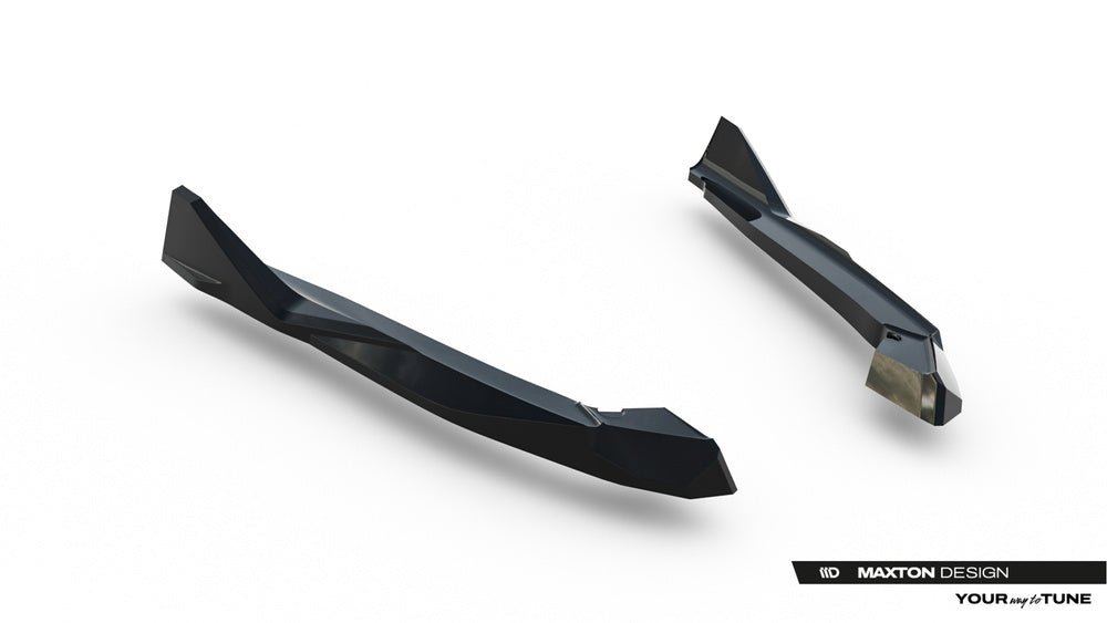 Hochwertige, formschöne und passgenaue seitliche Heck Diffusor Erweiterung für BMW M5 F90 von Maxton Design