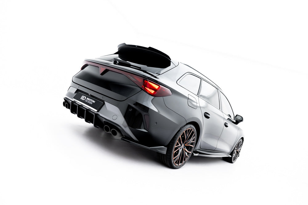 Seitliche Heck Diffusor Erweiterung V.3 für Cupra Leon ST Mk1 Facelift von Maxton Design