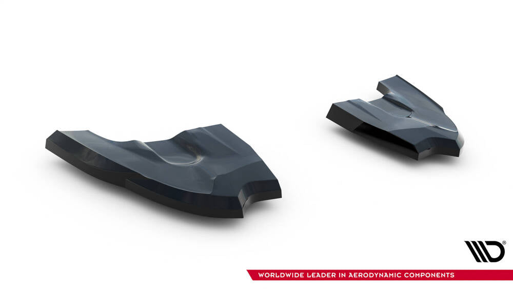 Lateral rear diffusor extension V.3 for VW Golf GTI Clubsport MK8 Facelift by Maxton Design